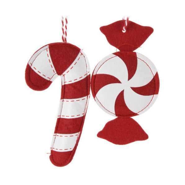 Weihnachtsbügel fühlte Süßigkeiten, 12 Set von 12
