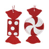 Weihnachtsbügel fühlte Süßigkeiten, 12 Set von 12