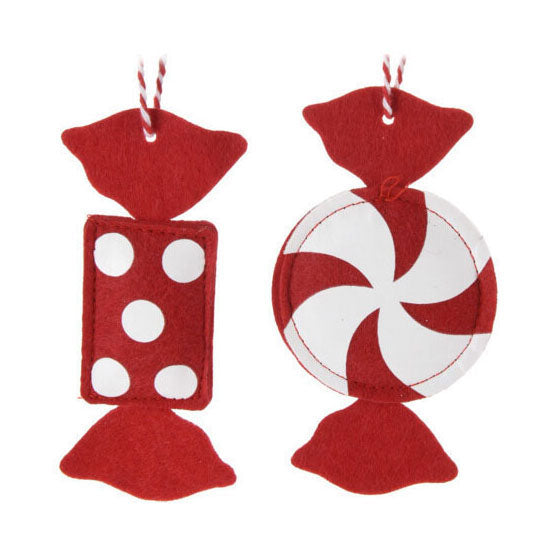 Weihnachtsbügel fühlte Süßigkeiten, 12 Set von 12