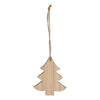 Weihnachtsbügel Natur, 4 -Set von 4