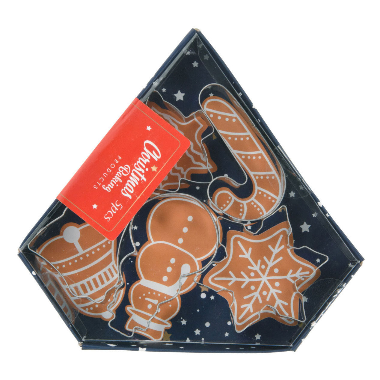 Richtige Form Set Weihnachten Edelstahl, 5dlg.