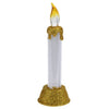 Led Candle mit Weihnachtslitter, 15 cm.