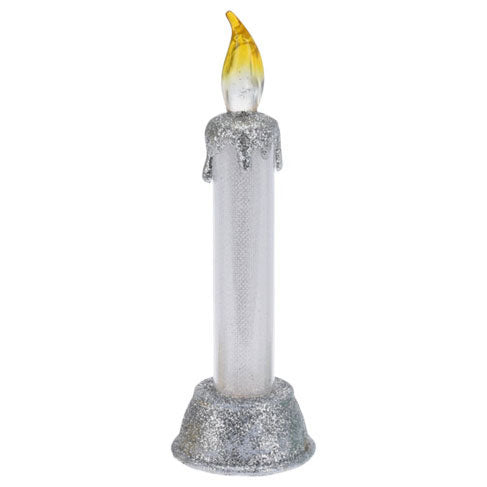 Led Candle mit Weihnachtslitter, 15 cm.