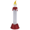 Led Candle mit Weihnachtslitter, 15 cm.