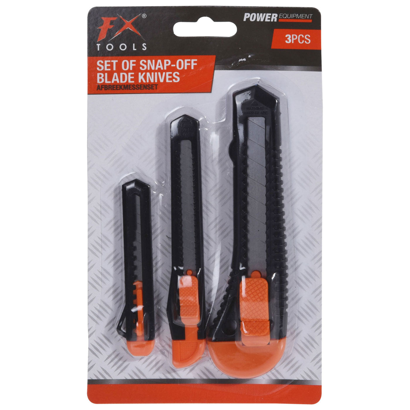 Break -Off -Messer, 3 -Set von 3
