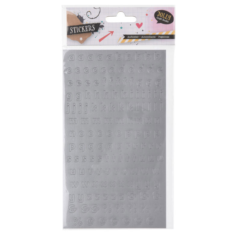 Aufklebernummern und Buchstaben