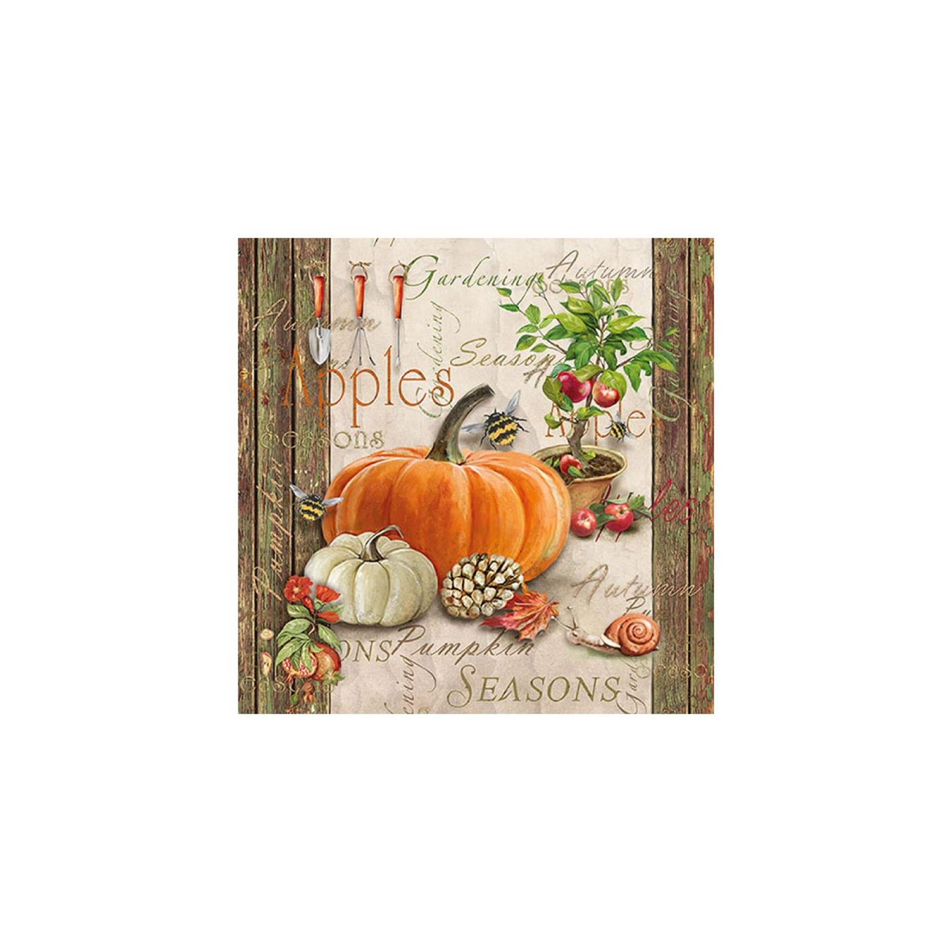Ambiente Servietten Herbstgartenarbeit 33cm
