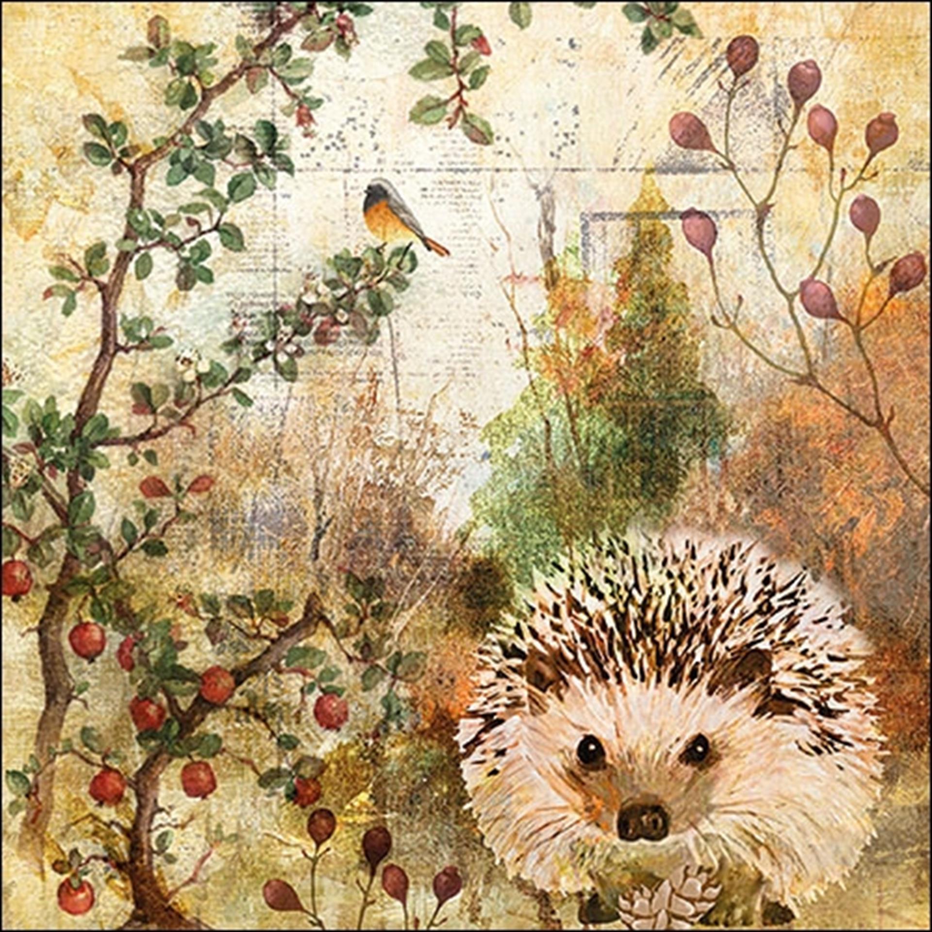 Ambiente Serviette 25cm Herbstigel