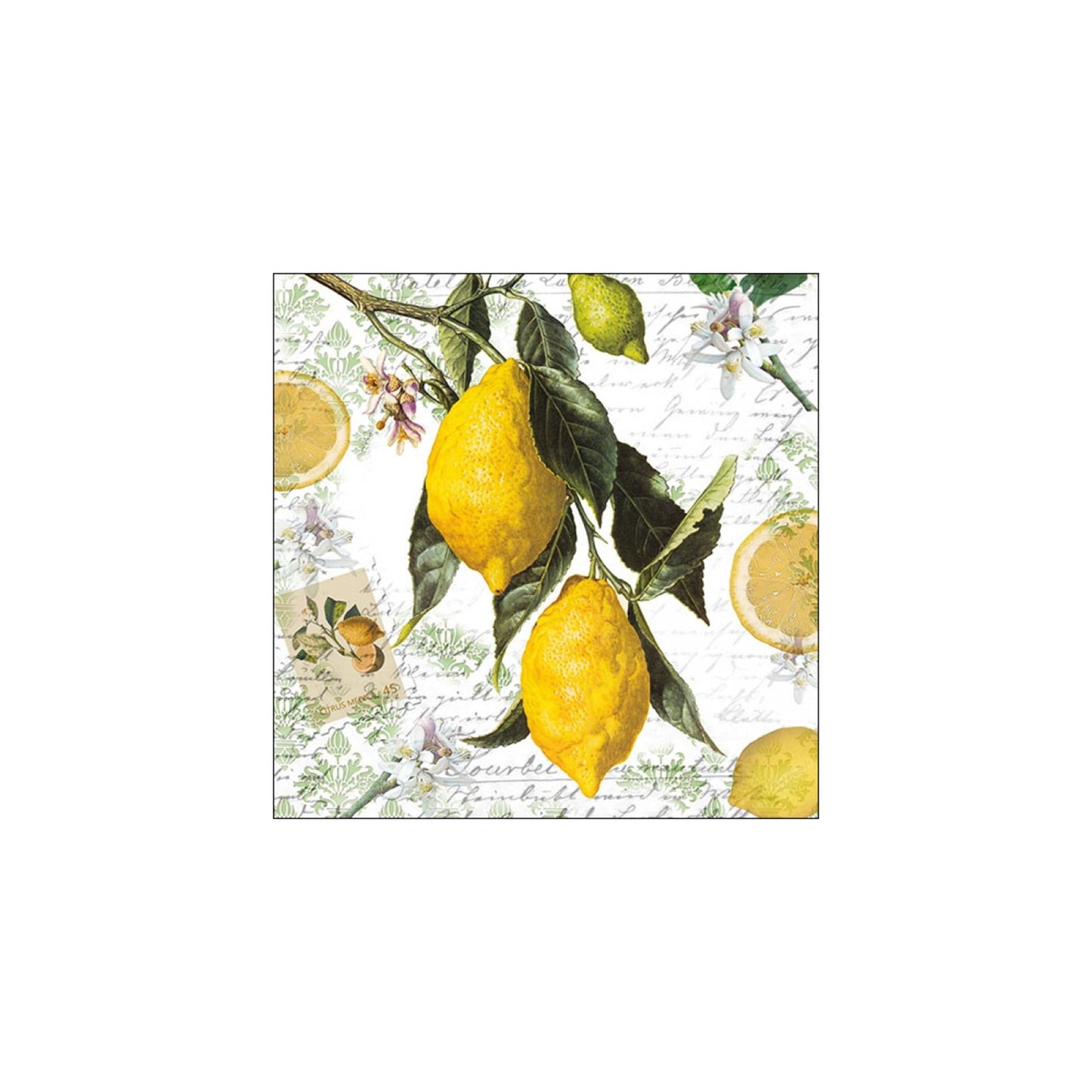Ambiente Servietten Zitrone 33cm