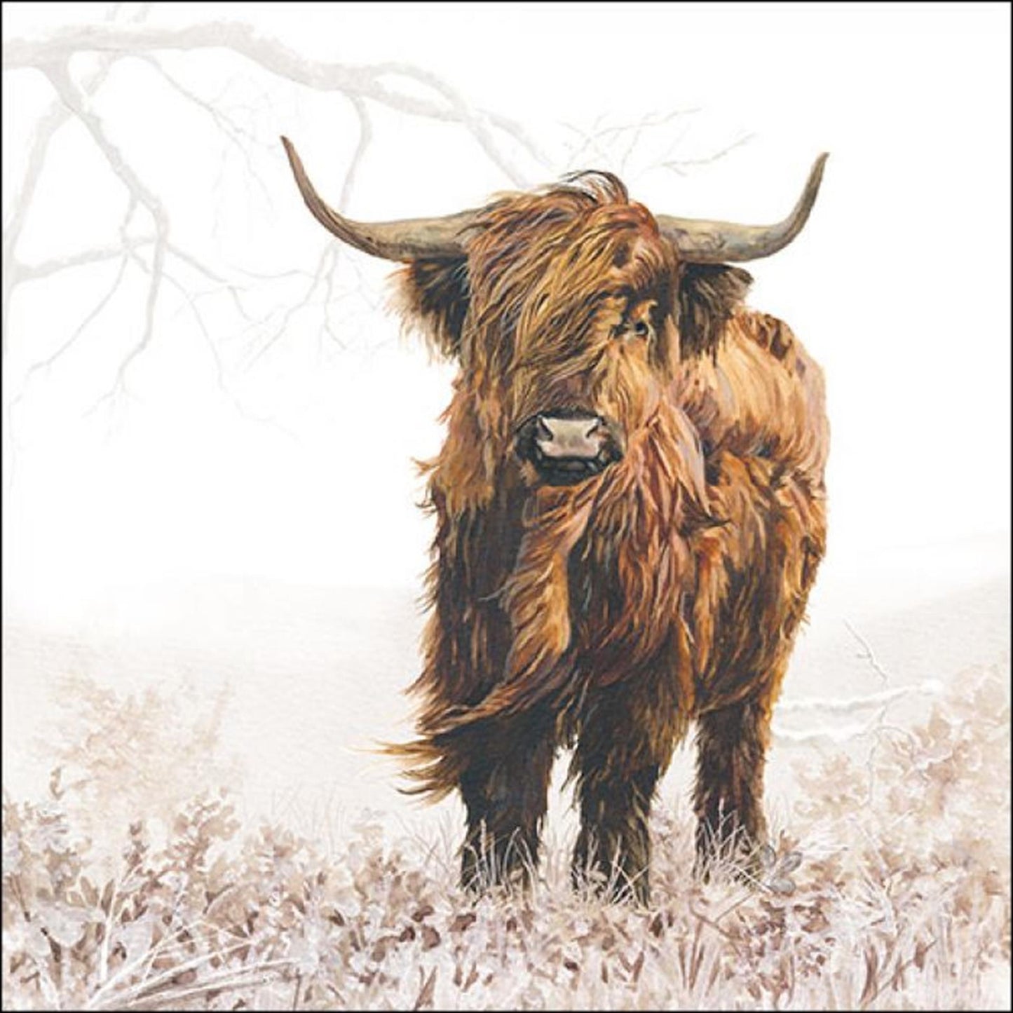 Ambiente Serviette 33cm Highlander 20 Stück