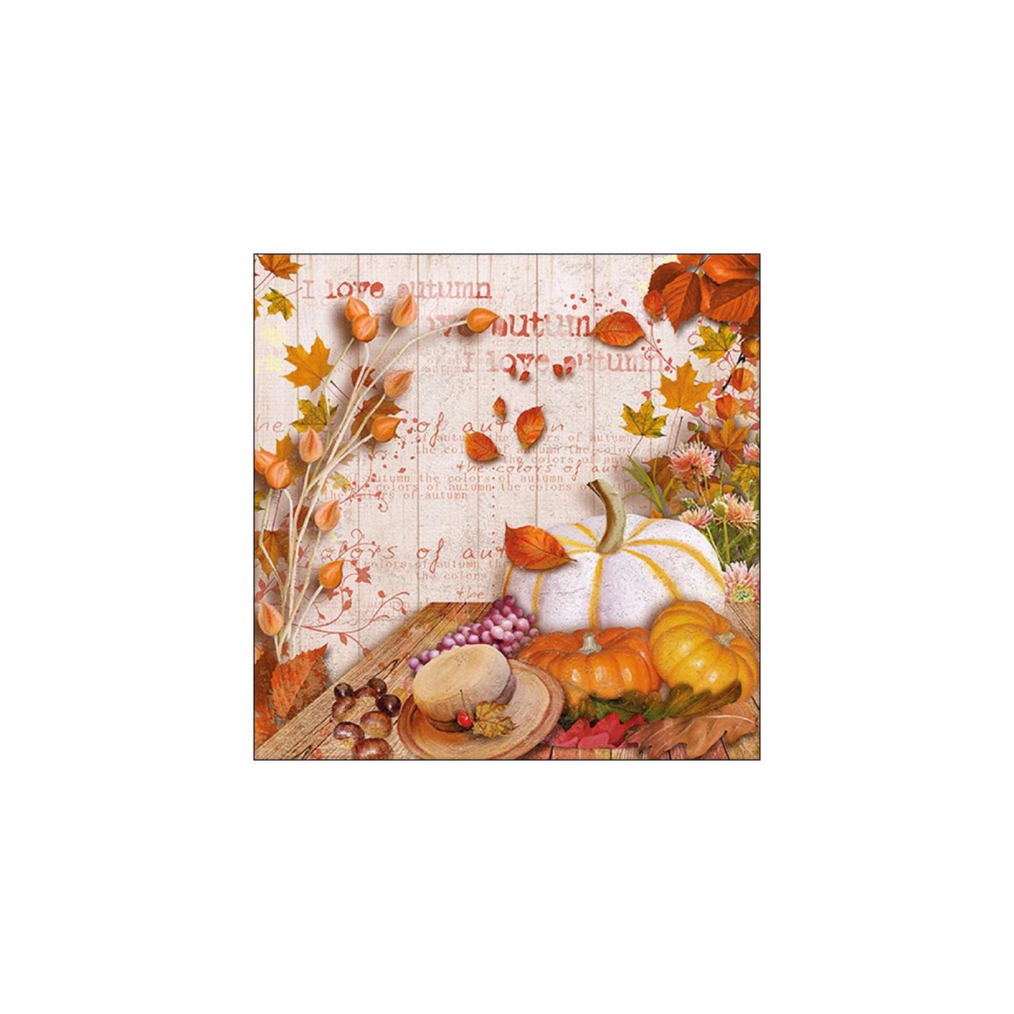 Ambiente Serviettenfarben Herbst 33cm