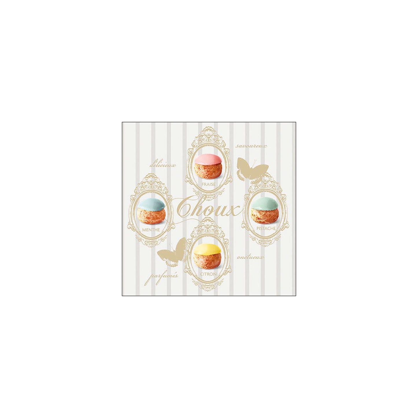 Ambiente Servietten Windbeutel 33x33cm