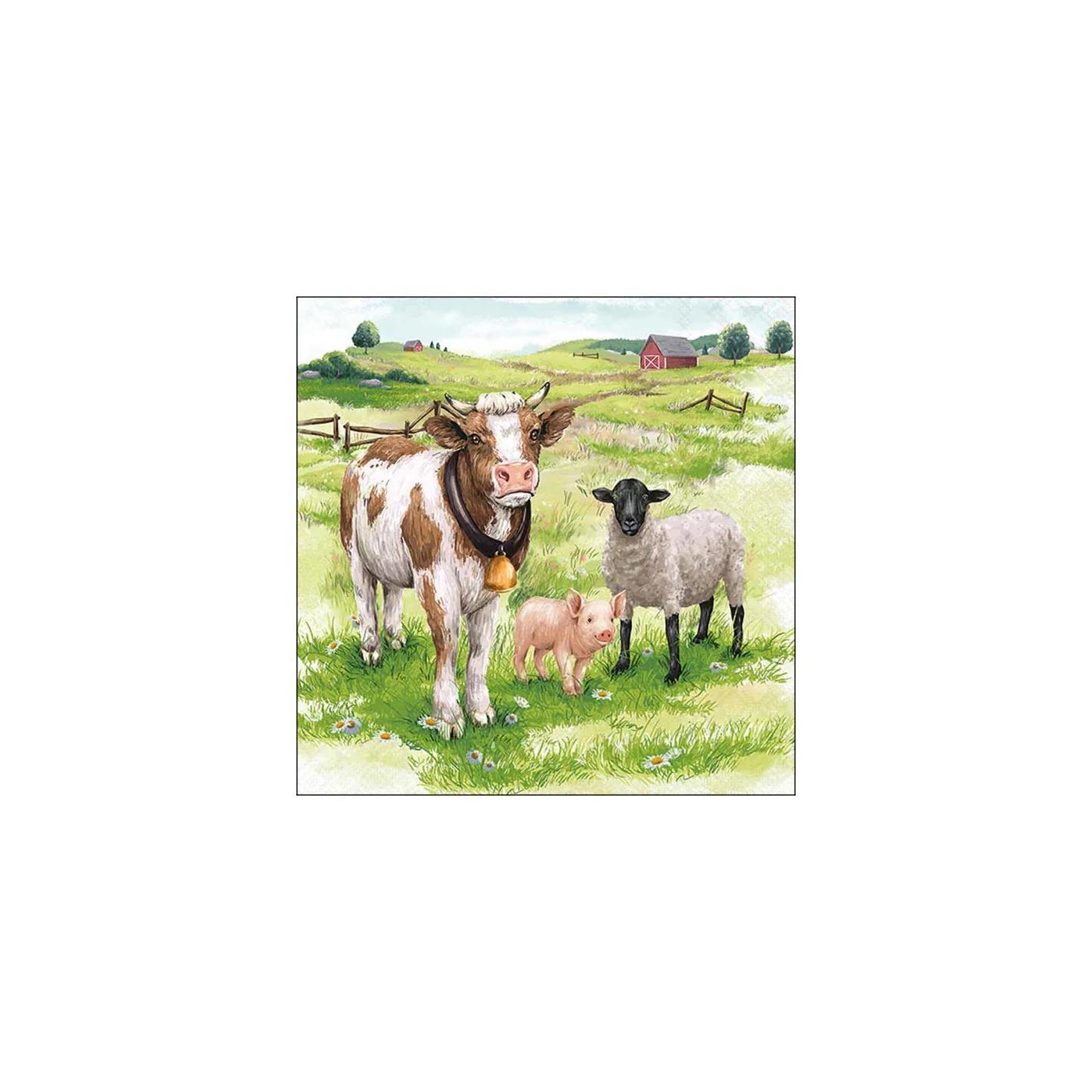 Ambiente Servietten 33cm Bauernhoftiere