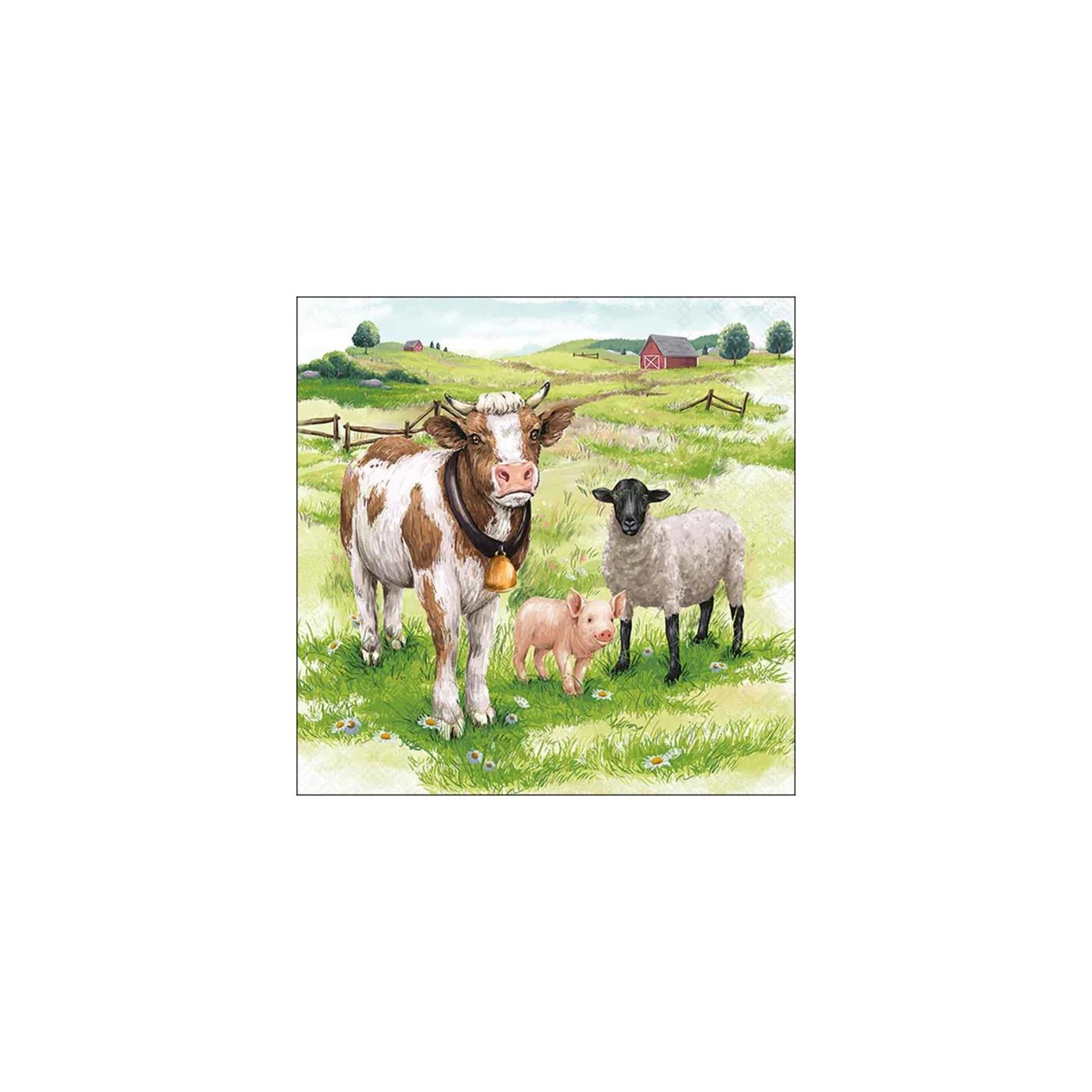 Ambiente Servietten 33cm Bauernhoftiere