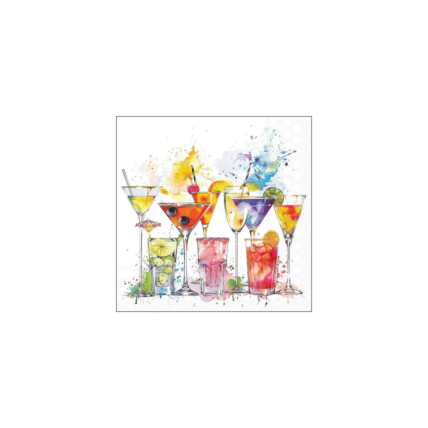 Ambiente Servietten 33cm spritzende Getränke
