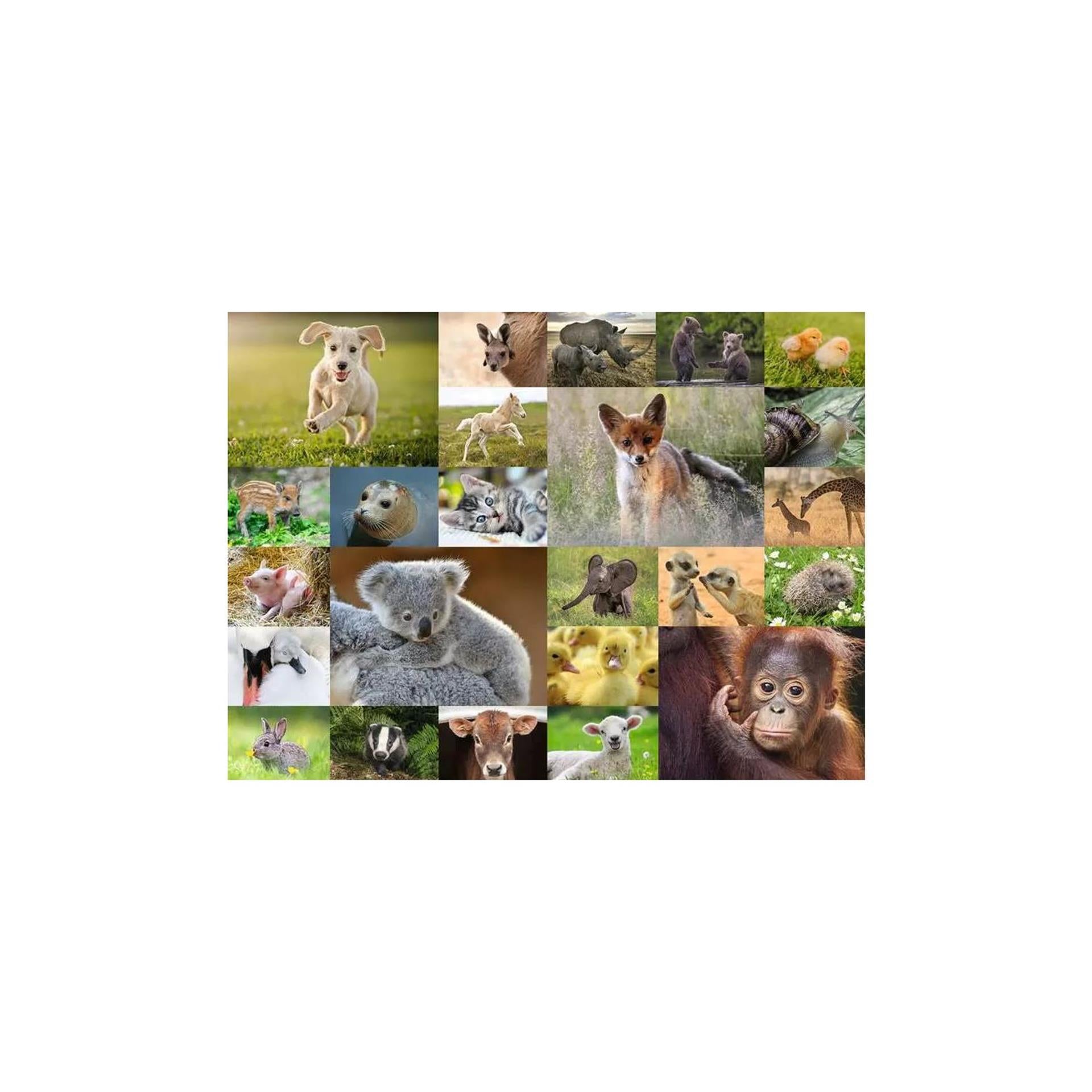 Ravensburger Puzzle niedliche Tierbabys, 200st. Xxl