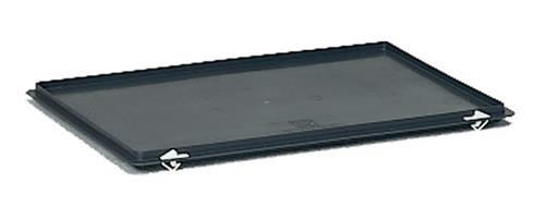 Fetra Euro-Mülldeckel für Euro-Mülleimer 600x400 grau