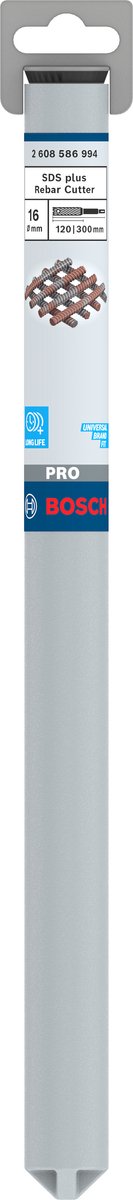 Bosch Pro SDS Plus Bewehrungsschneiderbohrer, 16 x 120 x 300 mm