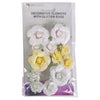 Papierblumen mit Glitzer