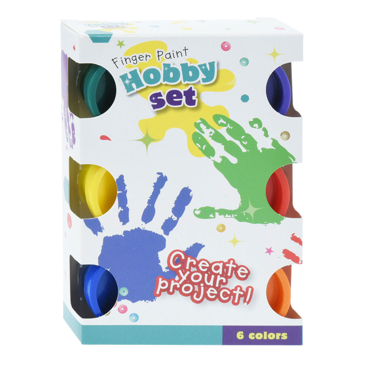 Fingerfarbe Set 30ml, 6dlg.