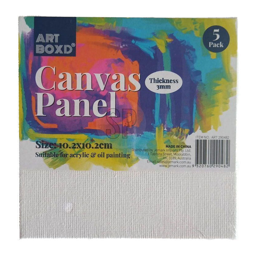 Maler Canvas 10x10 cm, 5st.
