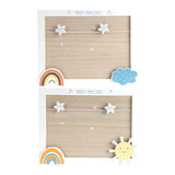 Memobord MDF Regenboog - afbeelding 1