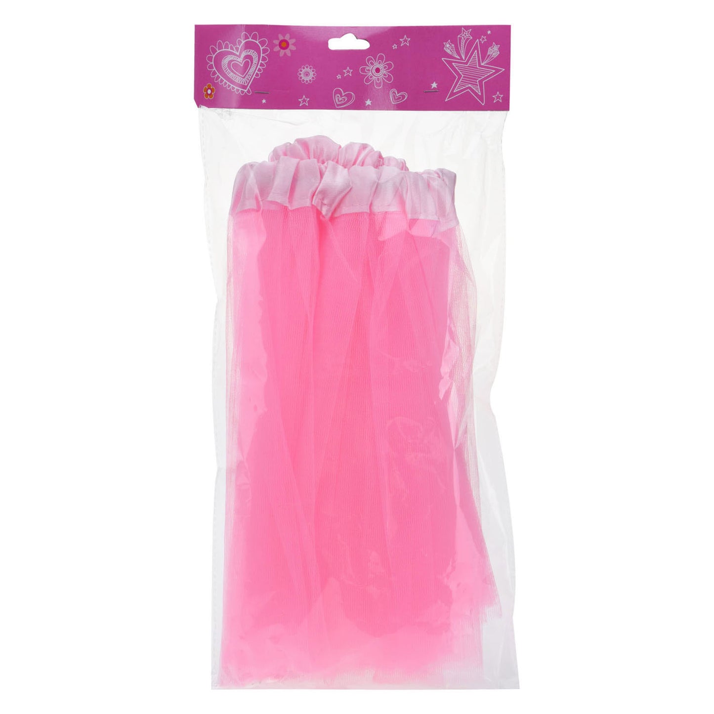 Prinzessinrock rosa Polyester mit Gummiband