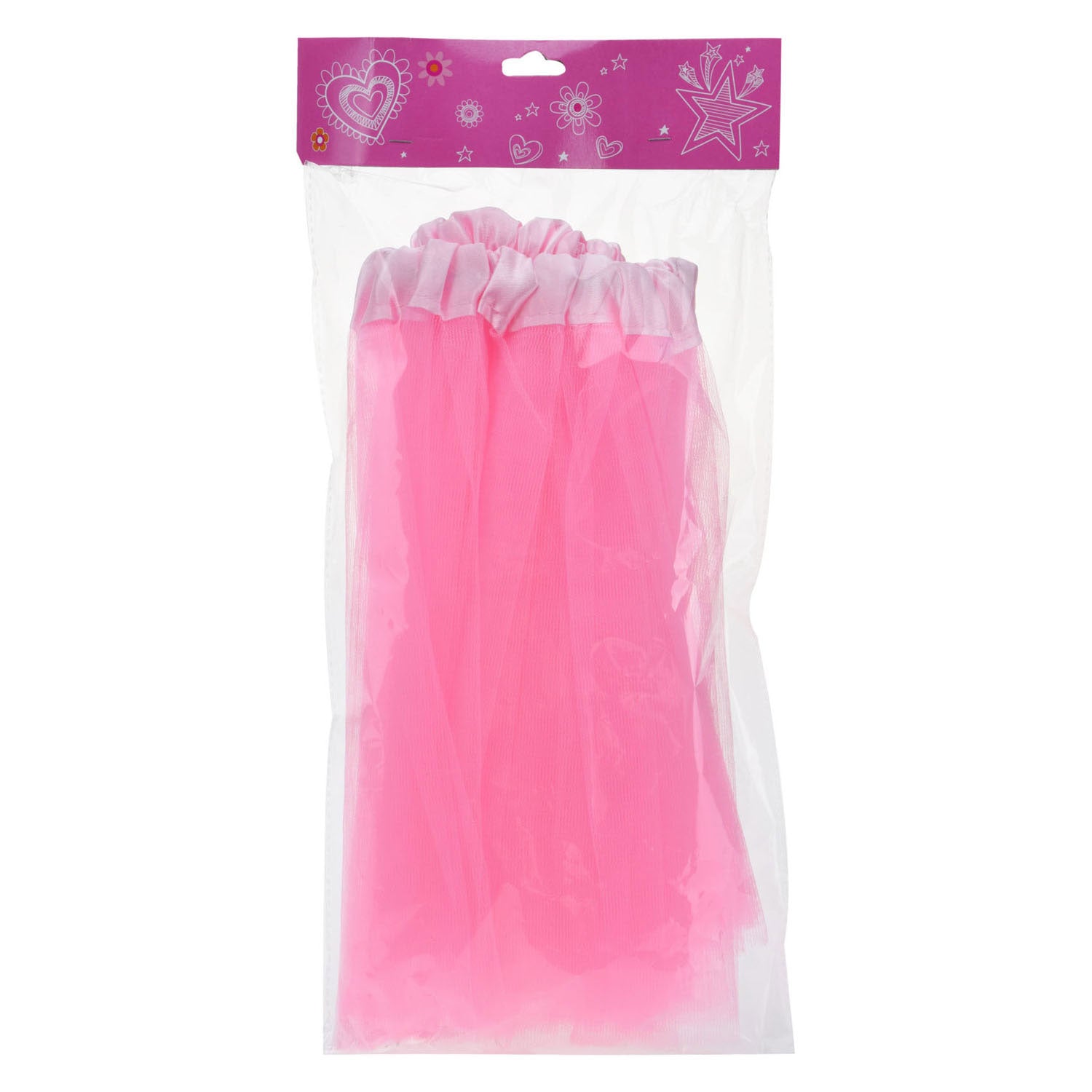 Prinzessinrock rosa Polyester mit Gummiband