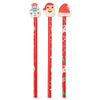 Bleistift mit Kaugummi Weihnachten, 3st.