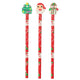 Bleistift mit Kaugummi Weihnachten, 3st.