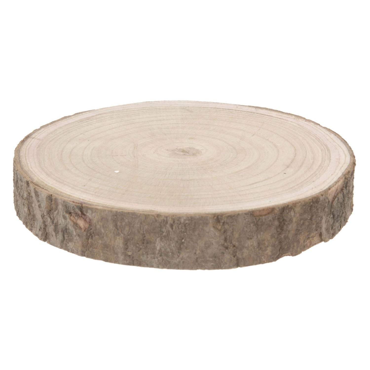 Baumscheibe mit Rinde 18-23 cm