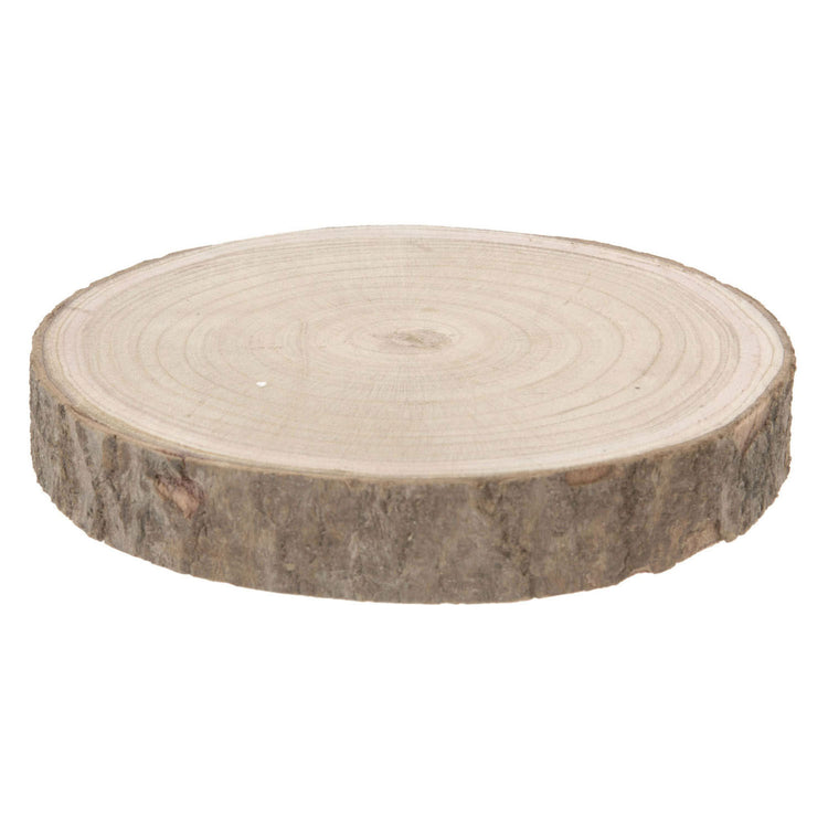 Baumscheibe mit Rinde 18-23 cm
