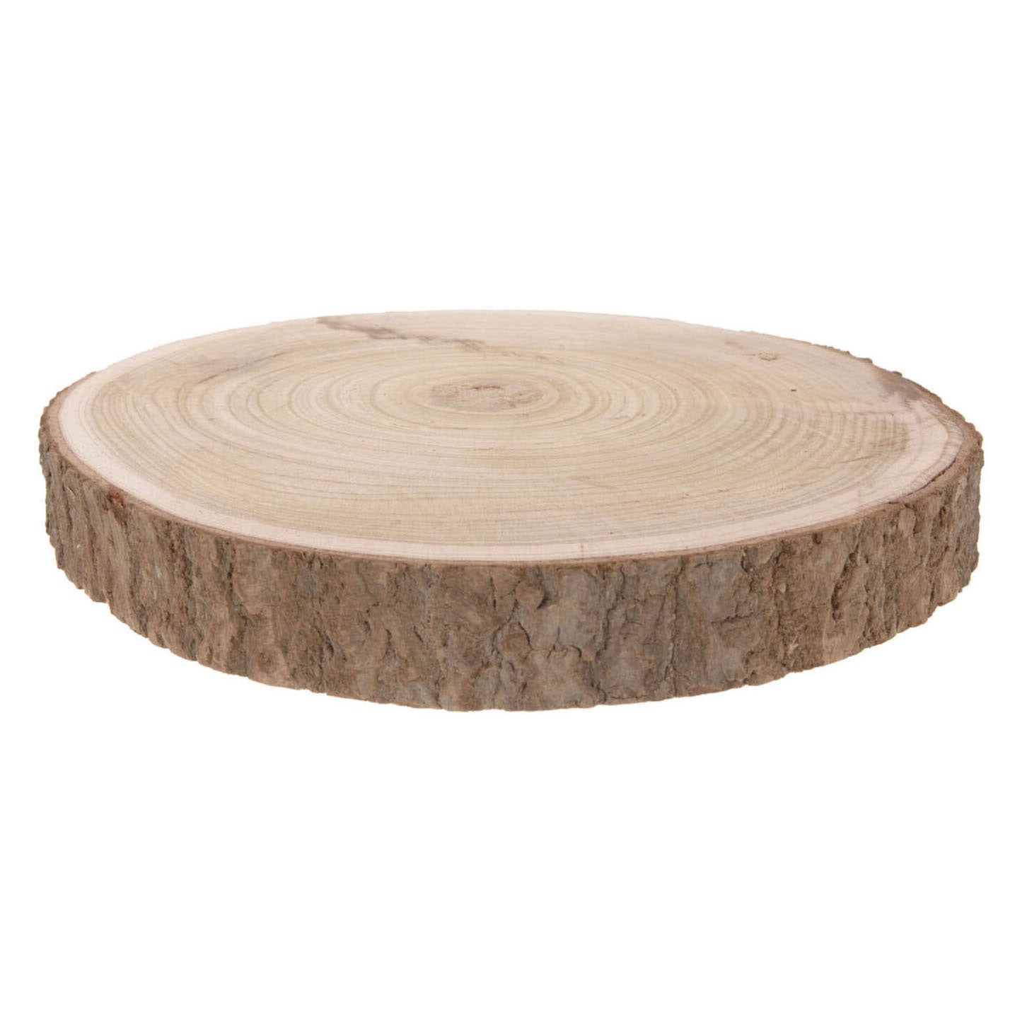 Baumscheibe mit Rinde 29-34 cm