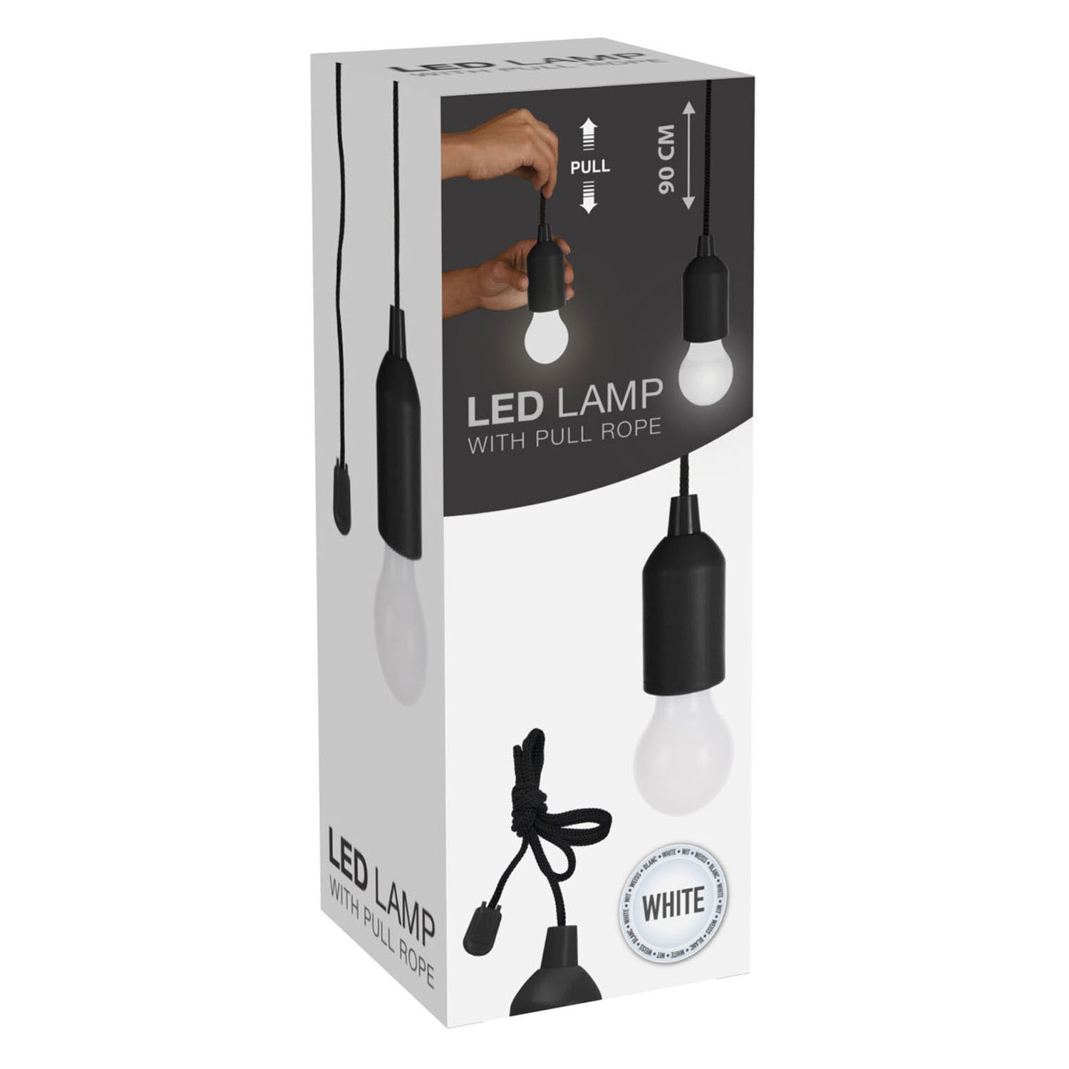 Trektlamp Schwarz in Farbbox