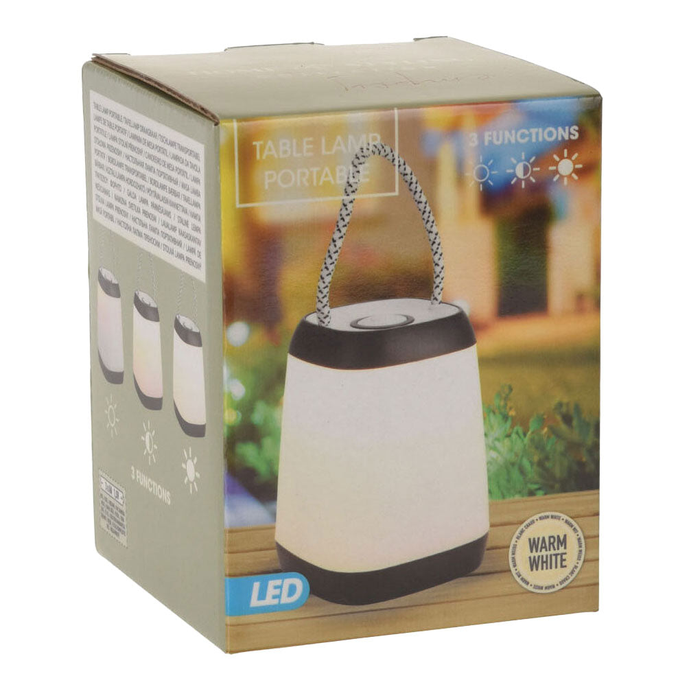 Tischlampe tragbare LED schwarz