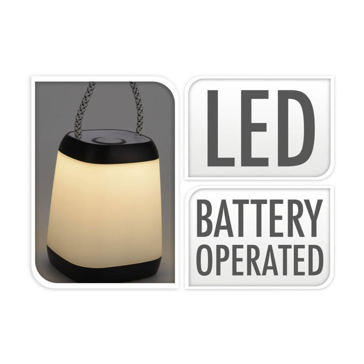 Tischlampe tragbare LED schwarz