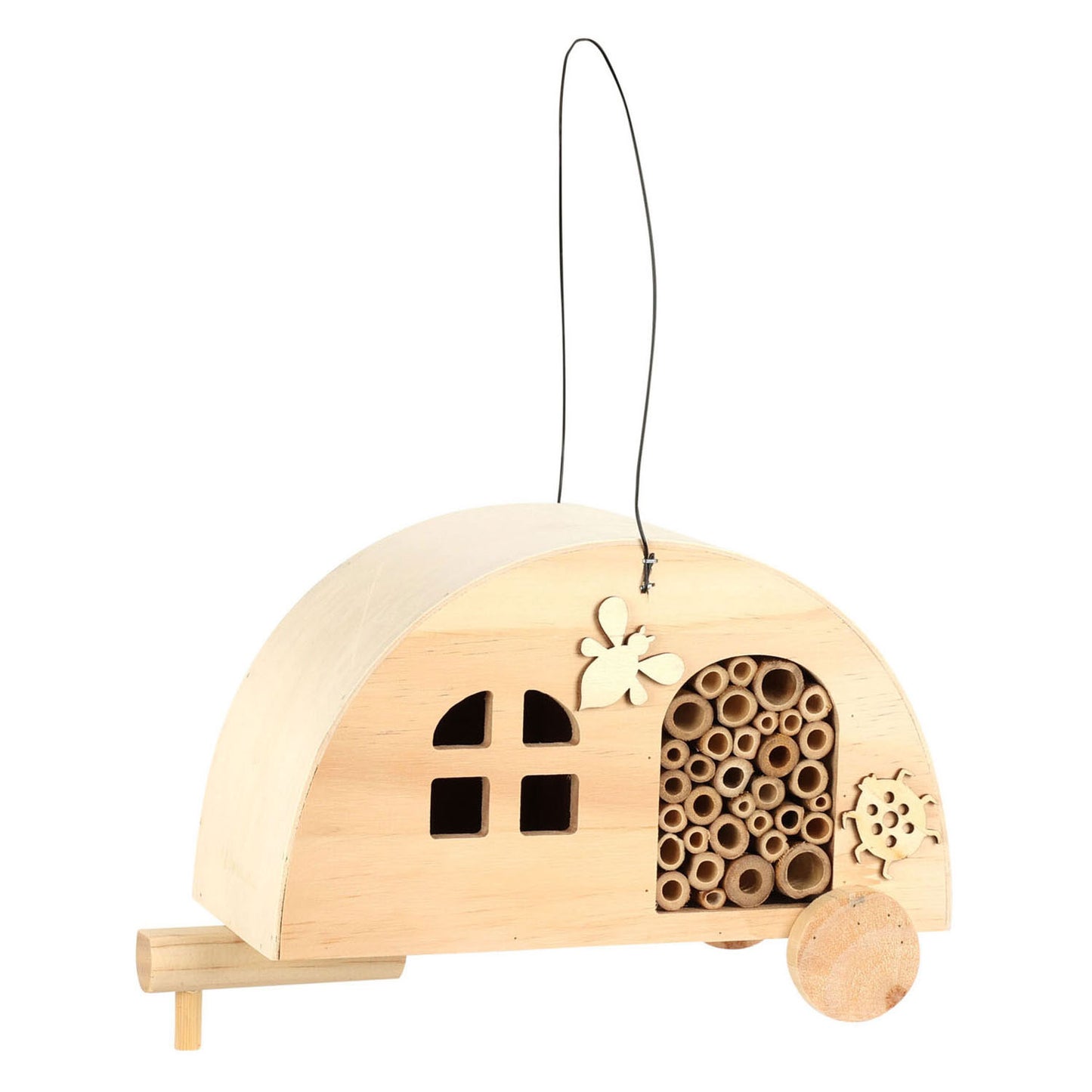 Insektenhotel Wohnwagen Holz
