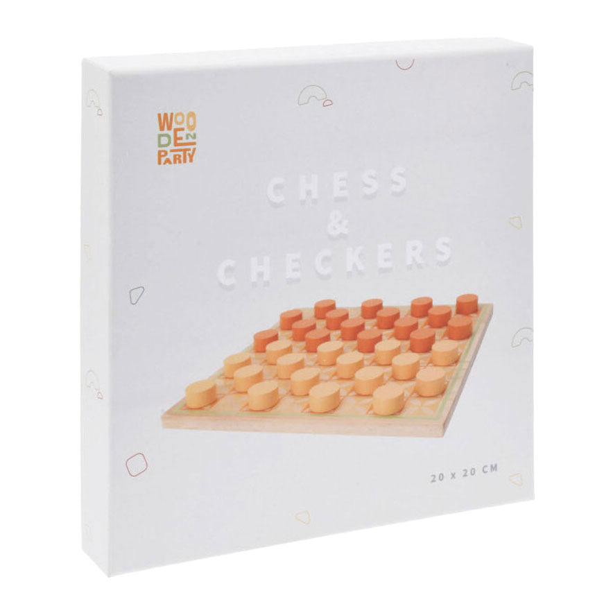 Schach-Dame Holz, 20cm