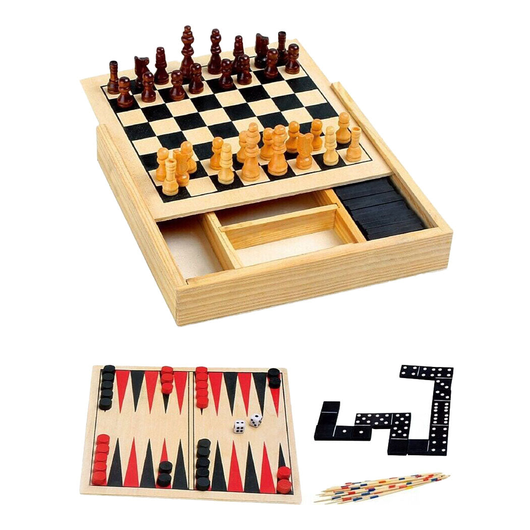 4-in1 Holzspielbox, 17 cm