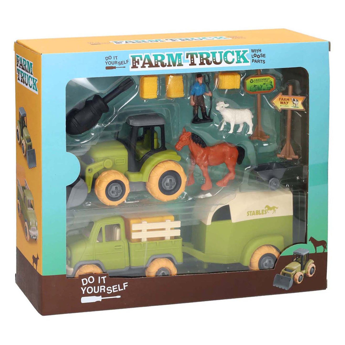 Farmspielset mit Traktor