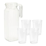 Trinkglas Set mit Krug, 5dlg. - afbeelding 1