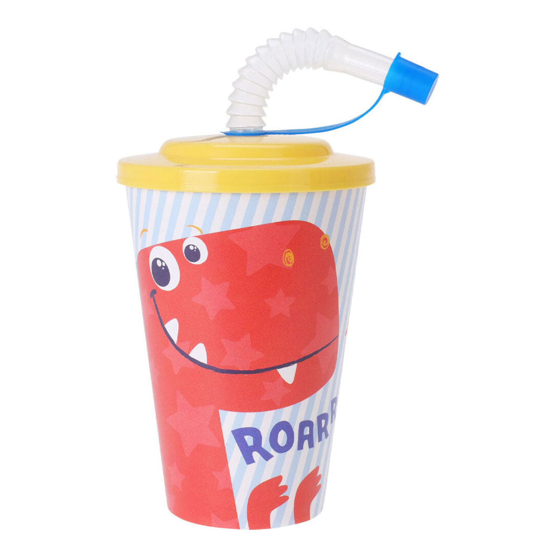 Trinkbecher mit Strohhalm