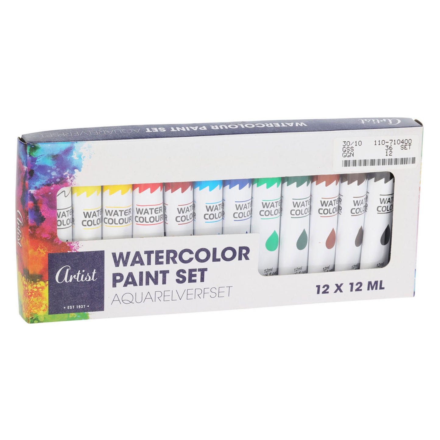 Aquarellfarbe, 10x12ml