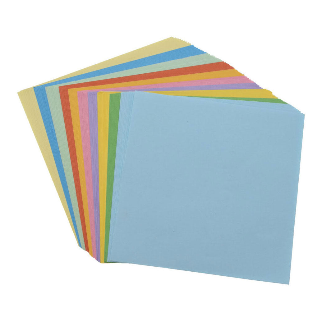 papierfarbenes Quadrat, 90 Blätter