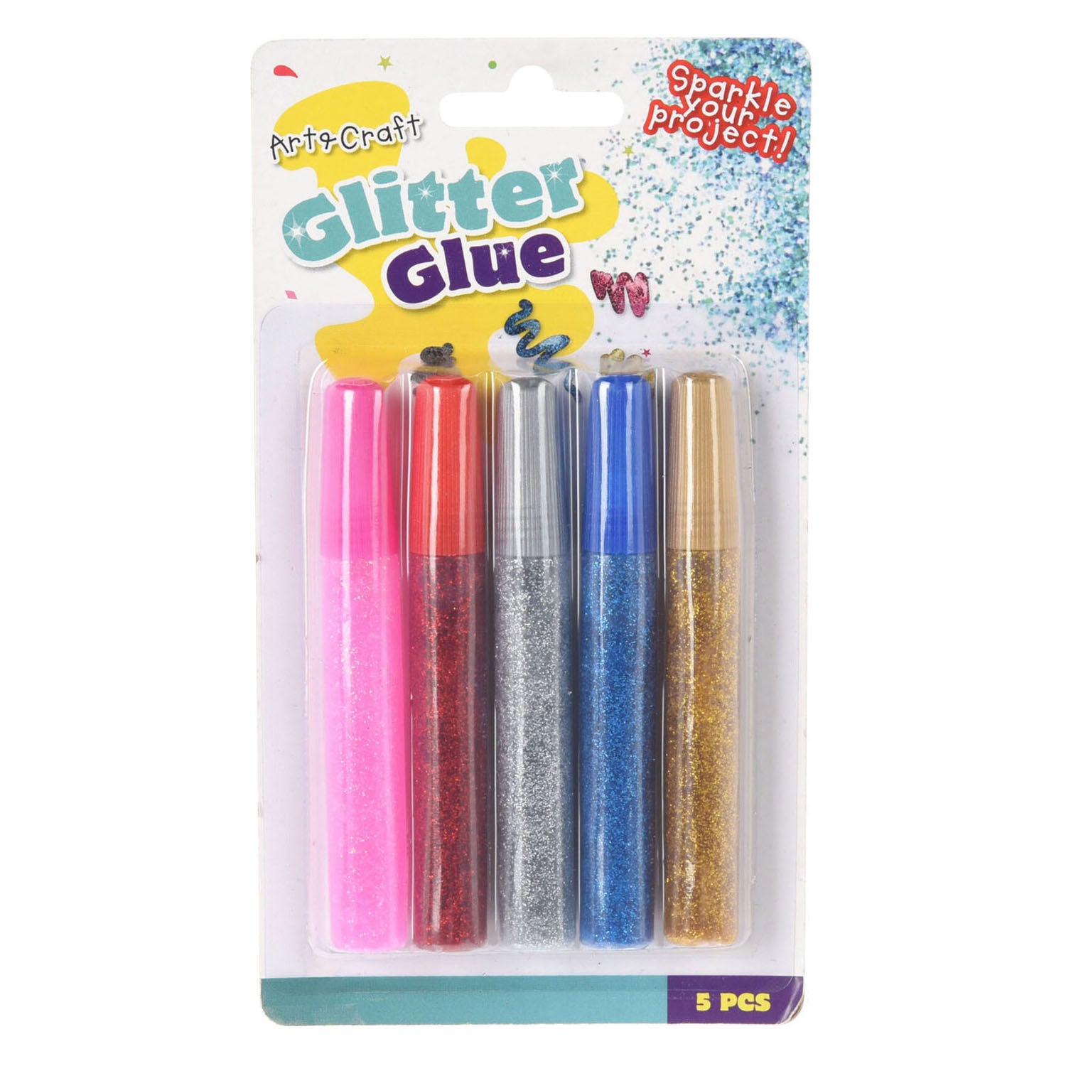 Glitzerkleber 10ml, 5st.