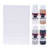 Gießen von Acrylfarbe, 4 Farben