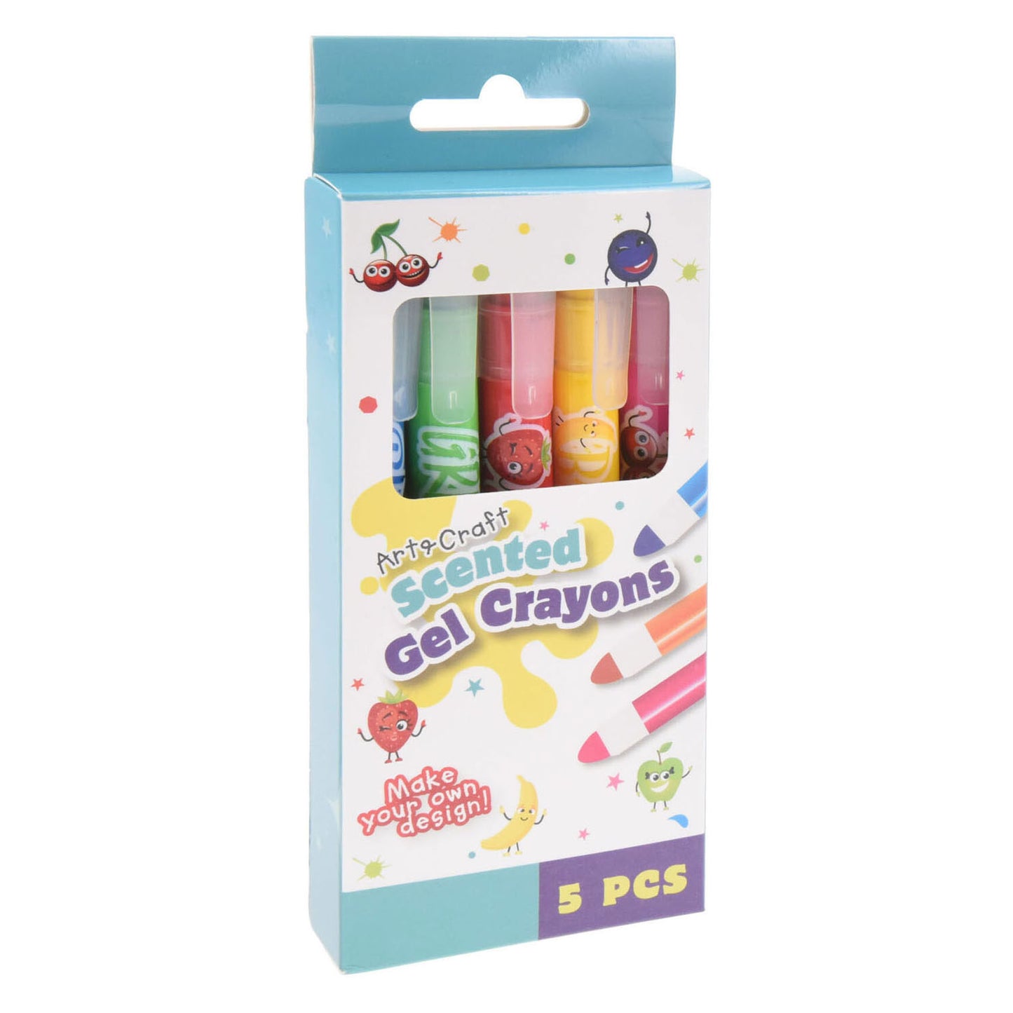 Gelpenmarker mit Obstduft, 5st.