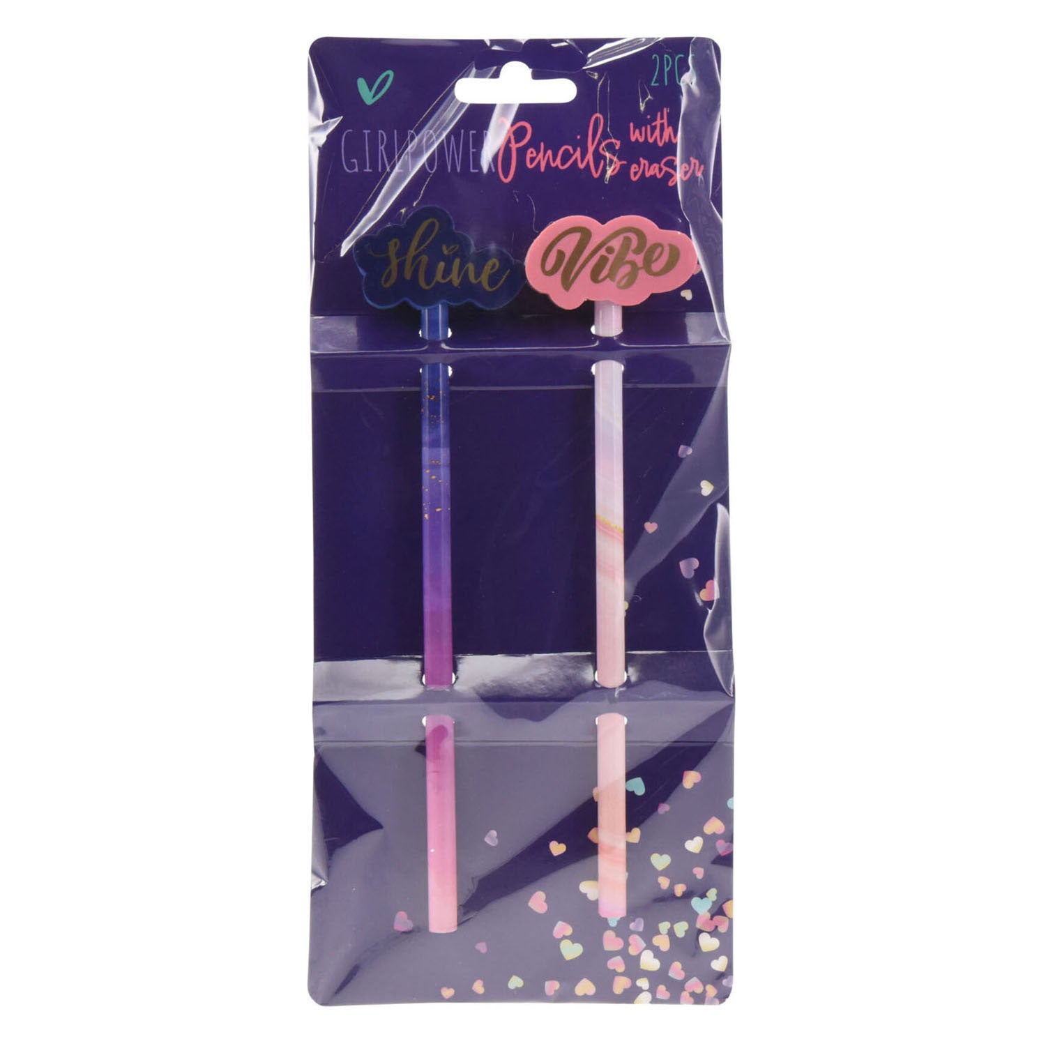 Grey School Stifte Pink Purple, 2st.