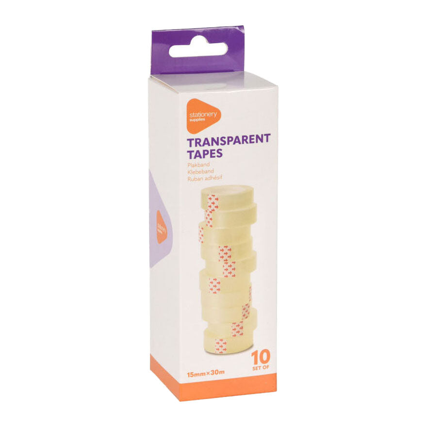 Klebebandrolle 15 mm, 10st.