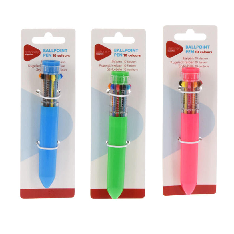 Multi -Color -Stift mit 10 Farben